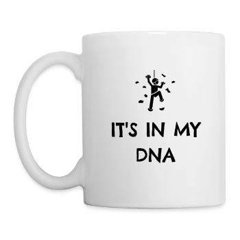 Rock Climbing: It's in my DNA - Mug - white - Left