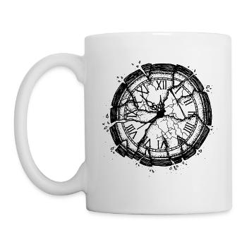 Keine Zeit - Tasse - Weiß - Links
