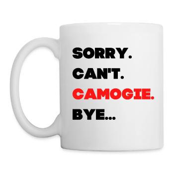 Sorry. Can't. Camogie. Bye - Mug - white - Left