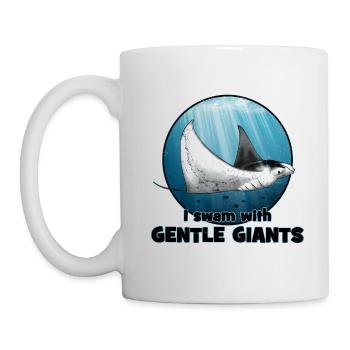 Étroche manta - Mug blanc - blanc - Gauche