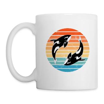 Orcas - Tasse - Weiß - Links