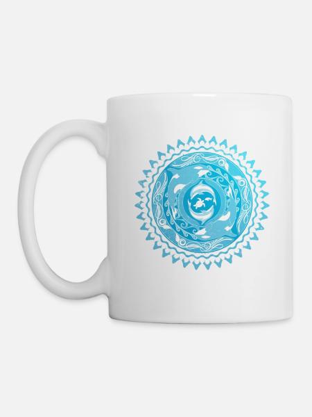 Orca Delfin Schildkröte - Tasse - Weiß