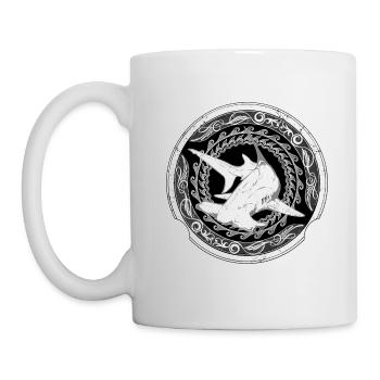 Bimini Hammerhead Shark - Mug - white - Left
