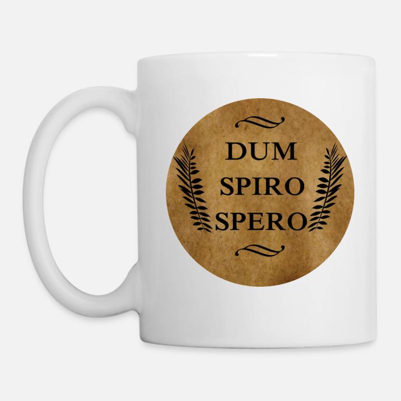 Dum spiro spero - Tasse - Weiß