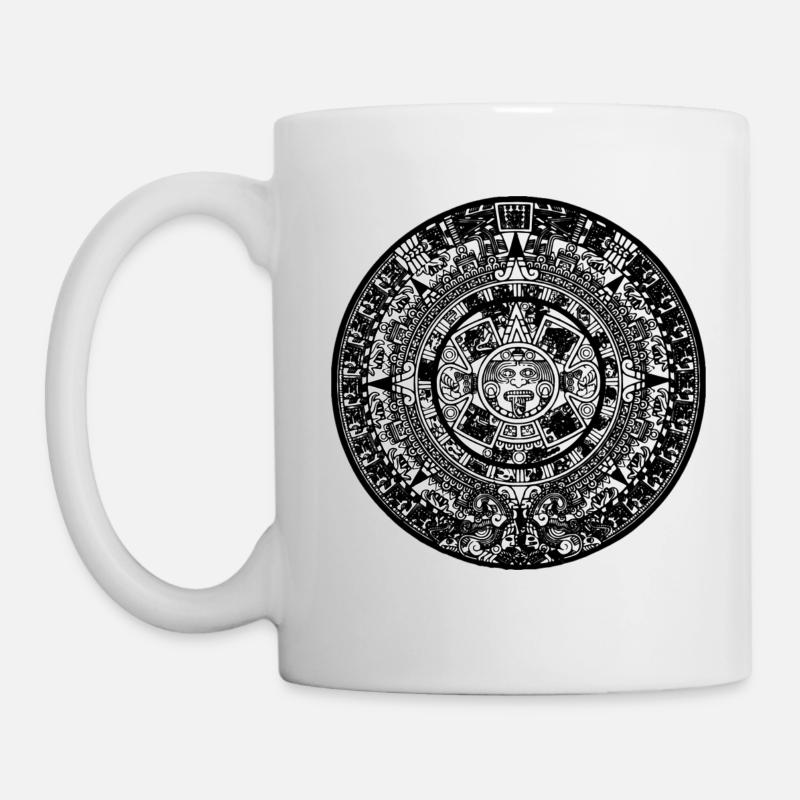 Calendrier Maya - Mug blanc - blanc