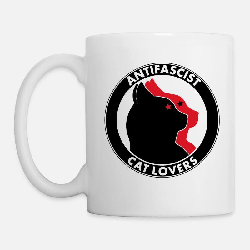 Antifascist Cat Lovers - Mug - white