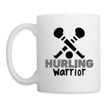 Hurling Krieger. - Tasse - Weiß - Links