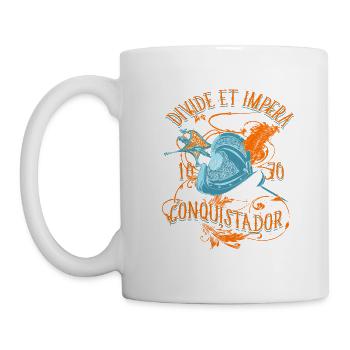 A Beautiful Divide Et Impera Conquistador Design - Mug - white - Left