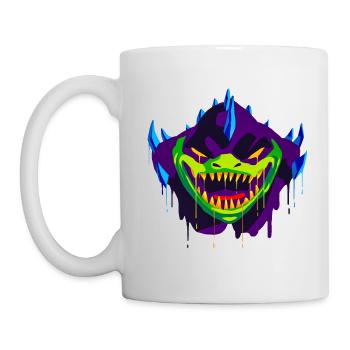 A Beautiful and Fun Slaadi Dragon Design - Mug - white - Left
