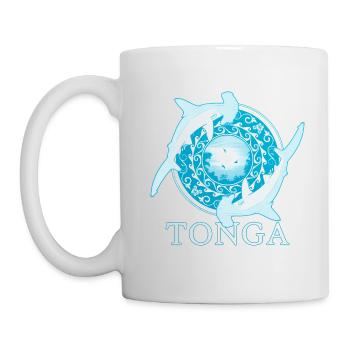 Hammerhead sharks Tonga Pride - Mug - white - Left