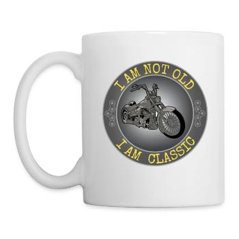 Je ne suis pas vieux Je suis un classique - Mug blanc - blanc - Gauche