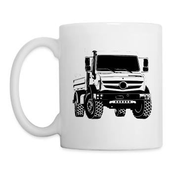 Unimog - Oldtimer - Offroad - Dispositif moteur universel - Mug blanc - blanc - Gauche