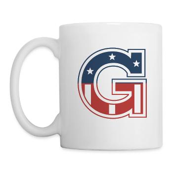 Letter G USA - Mug - white - Left