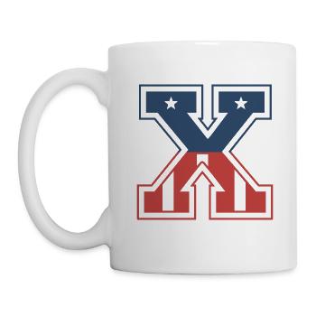 Letter X USA - Mug - white - Left