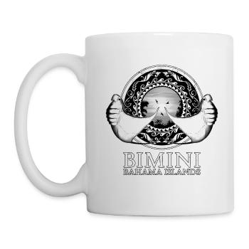 Manta rays Bimini Bahamas - Mug - white - Left