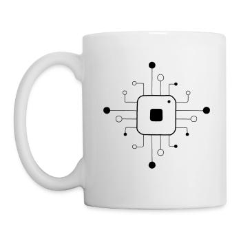 Circuit Round - Tasse - Weiß - Links