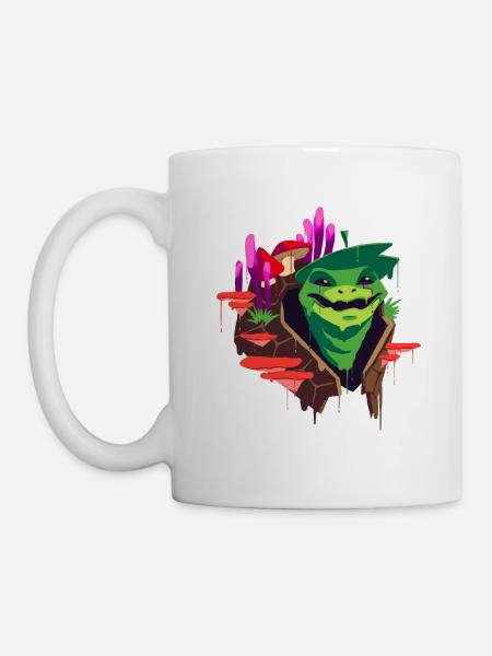 Ein Schöner Druide des Sporenkreis-Designs - Tasse - Weiß