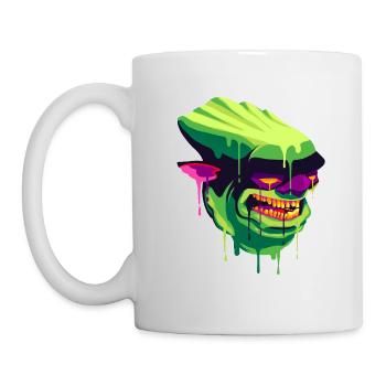 Un monstre Homunculus effrayant et magnifique - Mug blanc - blanc - Gauche