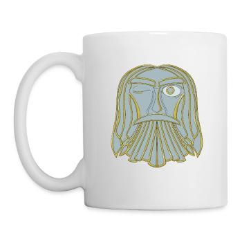 The Norse God Odin - Mug - white - Left