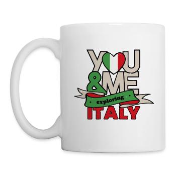 Aventure Italie Voyage Vacances Dire Partenaire Look - Mug blanc - blanc - Gauche