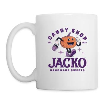 HALLOWEEN CANDY SHOP Shirt - Mug blanc - blanc - Gauche