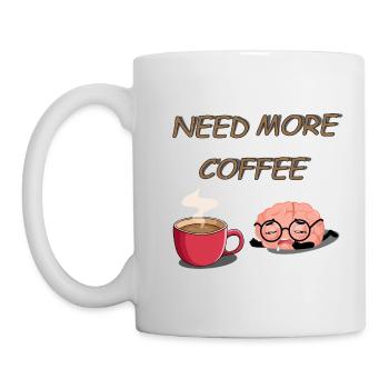 need coffee - Mug - white - Left