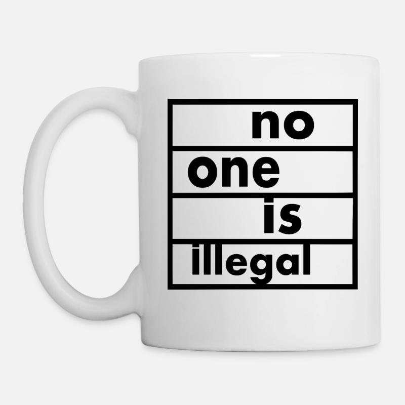 No one is illegal - Tasse - Weiß