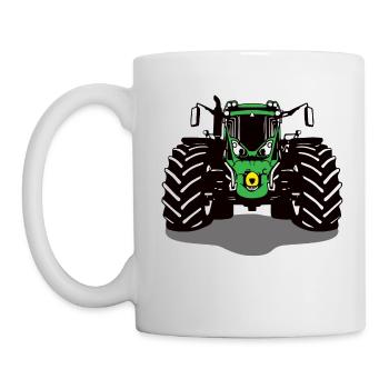 tracteur, tracteur, agriculture, agriculture, agriculteur - Mug blanc - blanc - Gauche