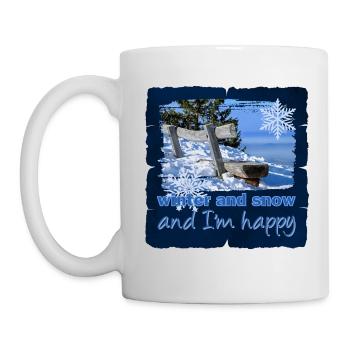 winter 7 - Tasse - Weiß - Links