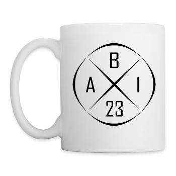 ABI 23 Kreuz - Tasse - Weiß - Links