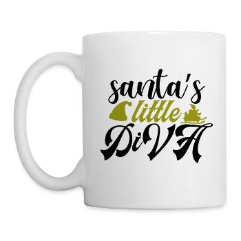 Le Père Noël - Mug blanc - blanc - Gauche
