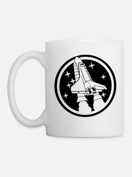Raumschiff - Tasse - Weiß