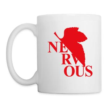 EVA NERVous Logo Parody - Mug - white - Left