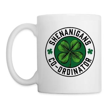 Shenanigans Koordinator - Tasse - Weiß - Links