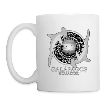 Requin-marteau Galápagos Équateur - Mug blanc - blanc - Gauche