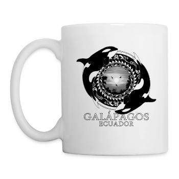 Orques Orques Galápagos Équateur - Mug blanc - blanc - Gauche