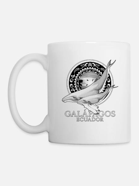 Buckelwale Galápagos Ecuador - Tasse - Weiß