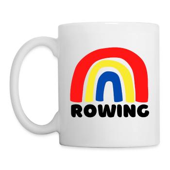 Rowing Rainbow. - Mug - white - Left