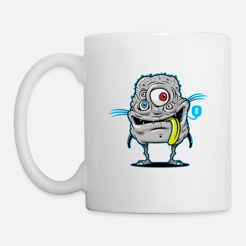 freak monster troll colloured 2021 - Mug - white