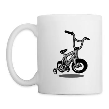 Kids BMX Bike - Mug - white - Left