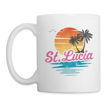 St Lucia - Mug - white - Left