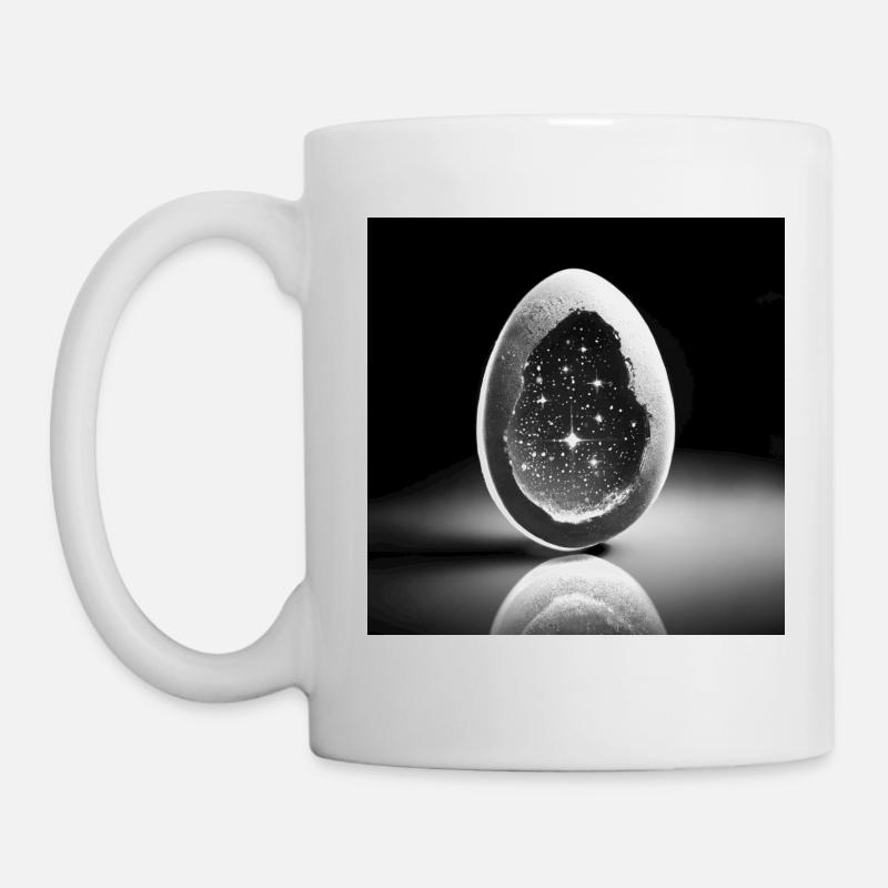 L’univers dans un œuf - Mug blanc - blanc