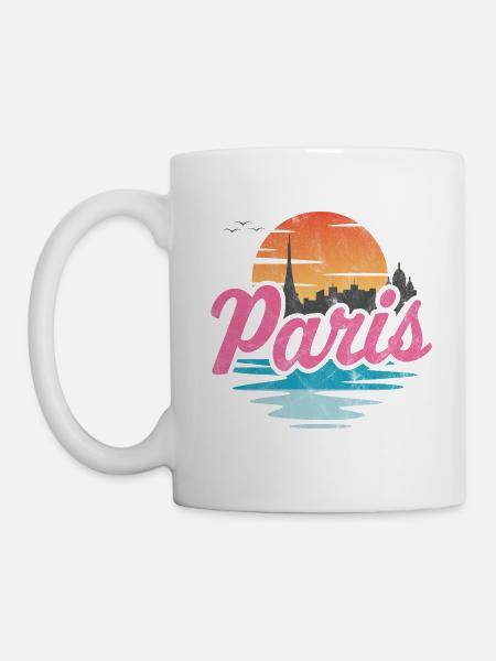 Paris City - Mug - white