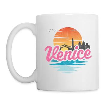 Venedig Stadt - Tasse - Weiß - Links