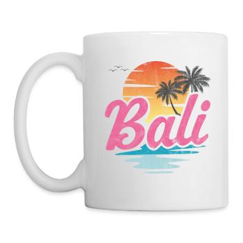 Plage de Bali - Mug blanc - blanc - Gauche