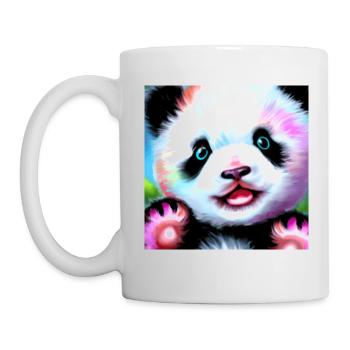 Panda - Mug blanc - blanc - Gauche