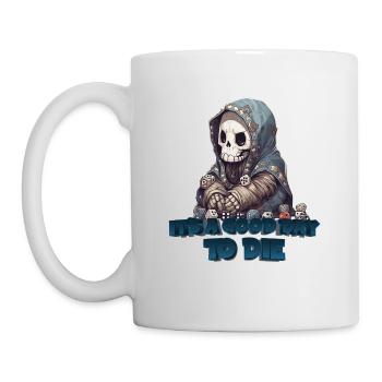 C’est un bon jour pour mourir V.1 - Mug blanc - blanc - Gauche