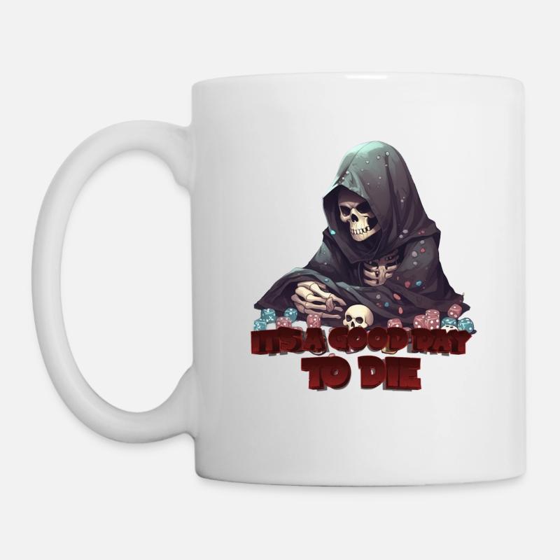 C’est un bon jour pour mourir V.3 - Mug blanc - blanc