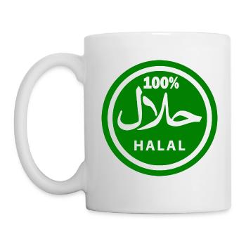 Halal حلال - Tasse - Weiß - Links