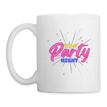 Wilde Partynacht - wilde Partynacht - Tasse - Weiß - Links